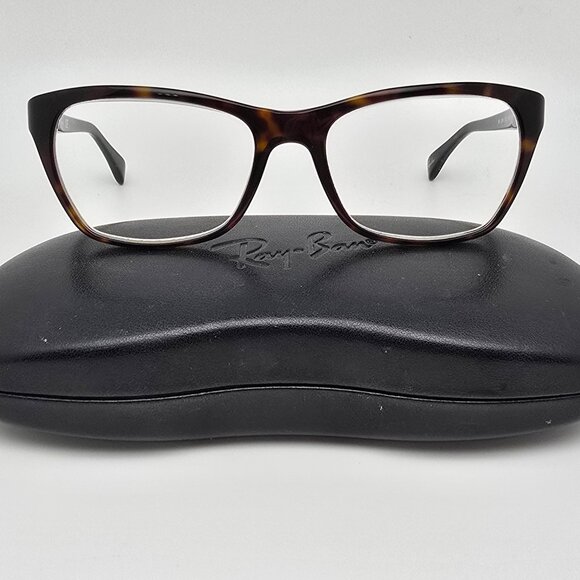 Ray-Ban RB5298 2012 Dark Havana Cat Eye Eyeglasses Frame w/ Flexhinge and Case - Picture 1 of 15